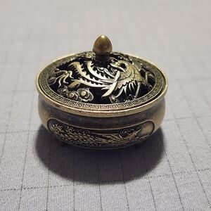 Dragon Motif Metal Insence Burner